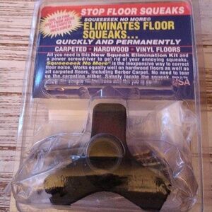 New! SQUEEEEEK NO MORE. ELIMINATES FLOOR SQUEAKS....